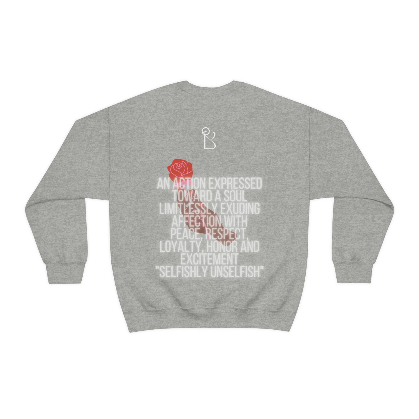 Unconditional Lover Rose Expression Sweatshirt