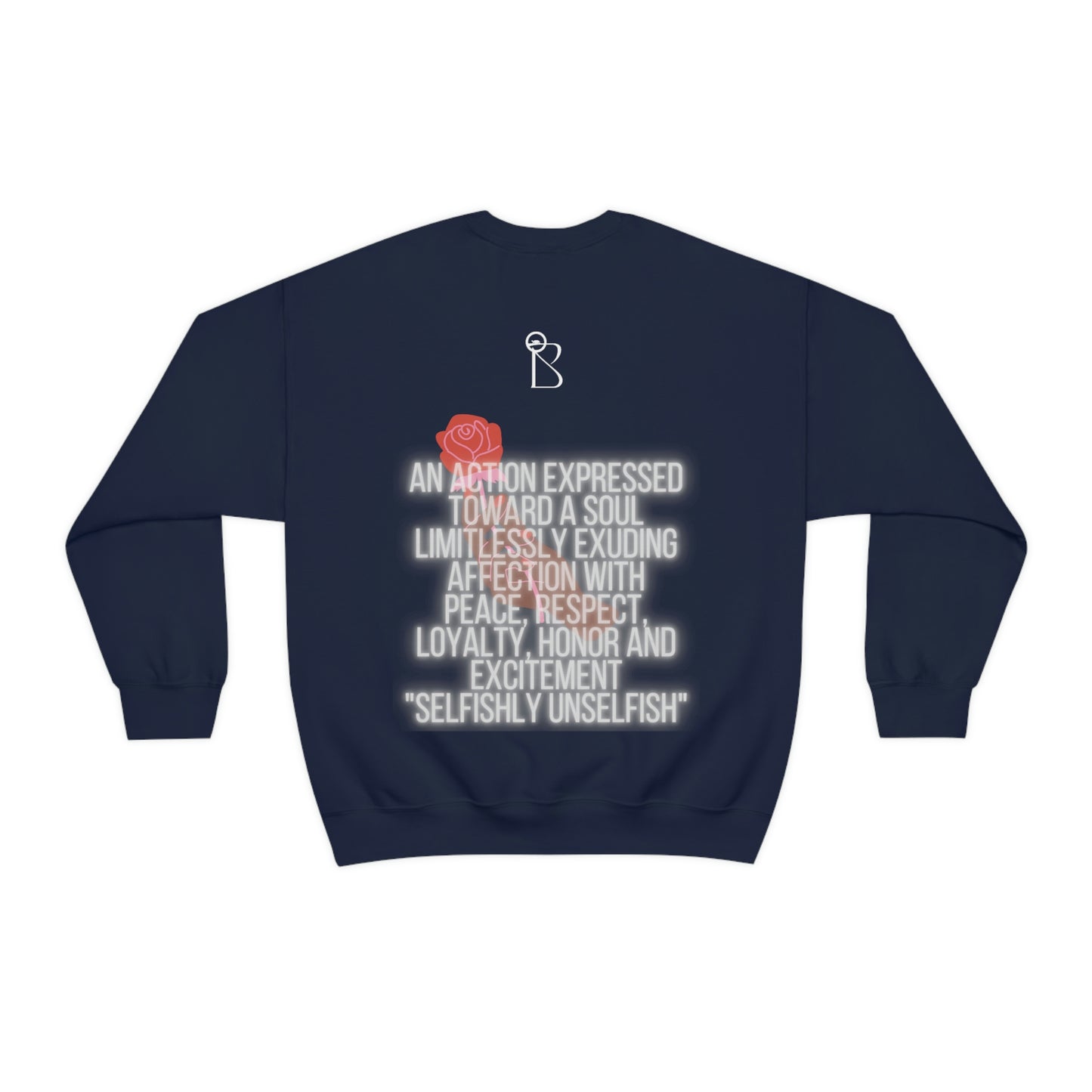 Unconditional Lover Rose Expression Sweatshirt